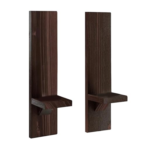 Streysisl Rustikaler Wandkerzenhalter – Vintage Wand-Stumpenkerzenhalter | Wandkerzenleuchter, dekorativer Holzkerzenhalter, Bauernhaus-Kerzenleuchter, Wohnzimmer-Wanddekoration Streysisl Rustikaler Wandkerzenhalter – Vintage Wand-Stumpenkerzenhalter | Wandkerzenleuchter, dekorativer Holzkerzenhalter, Bauernhaus-Kerzenleuchter, Wohnzimmer-Wanddekoration von Streysisl