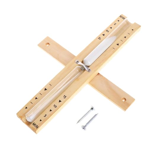 Streysisl Sauna-Timer, genaue Holz-Sauna-Sanduhr – rotierende Sanduhr-Timer, hitzebeständiges Sanduhr für Zuhause, Sauna, Restaurant, Küche von Streysisl