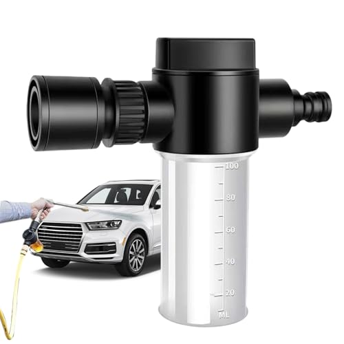 Streysisl Schaumsprüher für Wasserschlauch, 100 ml Druckschaum-Wassersprüher, verstellbarer Sprinkler mit Skala, Bewässerungsausrüstung, Gartenzubehör für Erwachsene Streysisl Schaumsprüher für Wasserschlauch, 100 ml Druckschaum-Wassersprüher, verstellbarer Sprinkler mit Skala, Bewässerungsausrüstung, Gartenzubehör für Erwachsene von Streysisl