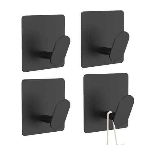 Streysisl Selbstklebende Wandhaken, selbstklebende Aufhänger, Edelstahl-Organizer-Haken – Aufbewahrung und Organisation für Wohnzimmer, Garderobe, Schlafzimmer, Eingangsbereich Streysisl Selbstklebende Wandhaken, selbstklebende Aufhänger, Edelstahl-Organizer-Haken – Aufbewahrung und Organisation für Wohnzimmer, Garderobe, Schlafzimmer, Eingangsbereich von Streysisl