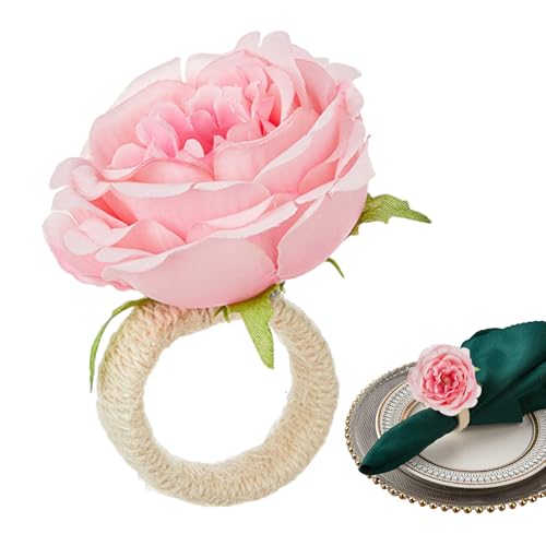Streysisl -Serviettenringe – florale Serviettenschnallen – Servietten-Tischdecke Zubehör für Geburtstag, romantisches Kerzenlicht, Abendessen, Frühlingsbankett, Hochzeit, Teeparty Streysisl -Serviettenringe – florale Serviettenschnallen – Servietten-Tischdecke Zubehör für Geburtstag, romantisches Kerzenlicht, Abendessen, Frühlingsbankett, Hochzeit, Teeparty von Streysisl