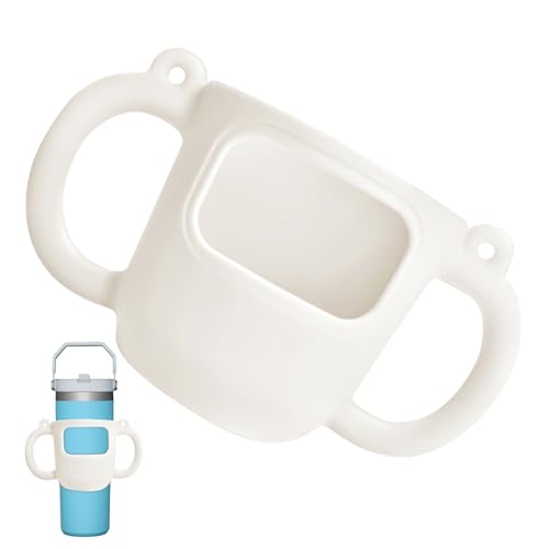 Streysisl Silikon-Doppelgriff-Bechergriff, Silikon-Doppelgriff-Tumbler-Griff | schützende, rutschfeste Abdeckung für vakuumisolierte Kaffeetassen Streysisl Silikon-Doppelgriff-Bechergriff, Silikon-Doppelgriff-Tumbler-Griff | schützende, rutschfeste Abdeckung für vakuumisolierte Kaffeetassen von Streysisl