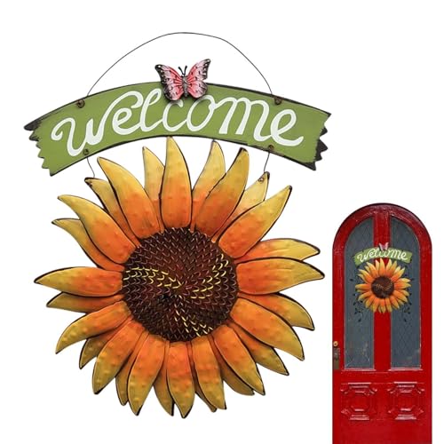 Streysisl Sonnenblumen-Wanddekoration für Schlafzimmer, hängende Wandkunst, -Wanddekoration, Ornament, Bauernhaus-Wandkunst- für Wohnzimmer, Küche, Schlafzimmer, Badezimmer von Streysisl