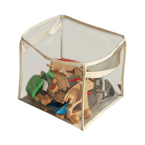 Streysisl Spielzeugkörbe | Klar Verdickte Spielzeugkiste | Tragbare wasserdichte Aufbewahrungsbox, Faltbare Spielzeugkiste mit Griff für Spielzimmer und Kindertagesstätten Streysisl Spielzeugkörbe | Klar Verdickte Spielzeugkiste | Tragbare wasserdichte Aufbewahrungsbox, Faltbare Spielzeugkiste mit Griff für Spielzimmer und Kindertagesstätten von Streysisl