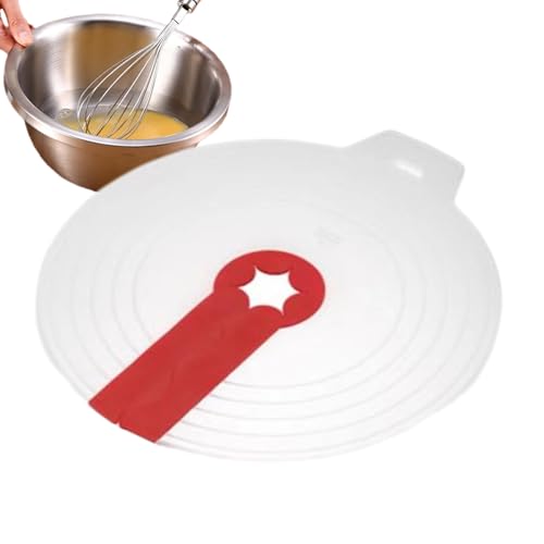 Streysisl Spritzschutz für Handmixer, Küchenschüssel, Spritzschutz – Silikon, wiederverwendbar, Schneebesen-Deckel für Sahne, Aufschäumen, Pfannen und Backen Streysisl Spritzschutz für Handmixer, Küchenschüssel, Spritzschutz – Silikon, wiederverwendbar, Schneebesen-Deckel für Sahne, Aufschäumen, Pfannen und Backen von Streysisl