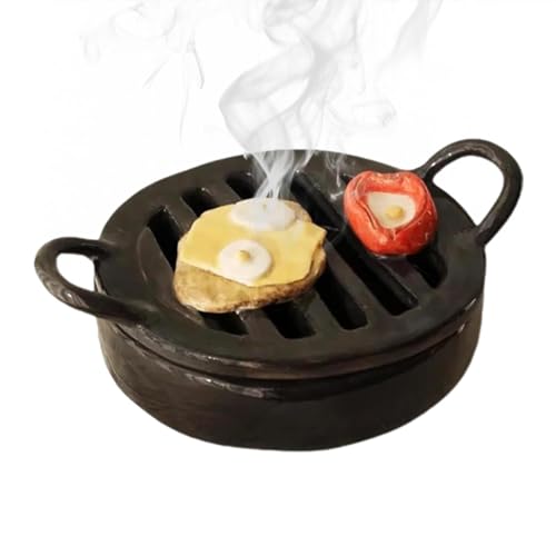 Streysisl Spulen-Räuchergefäß-Halter, lustiger Brenner BBQ Coil Räucherstäbchen-Tablett, Meditation und Yoga Spule Räucherstäbchenhalter Tischdekoration für Konferenzraum, Restaurant Streysisl Spulen-Räuchergefäß-Halter, lustiger Brenner BBQ Coil Räucherstäbchen-Tablett, Meditation und Yoga Spule Räucherstäbchenhalter Tischdekoration für Konferenzraum, Restaurant von Streysisl