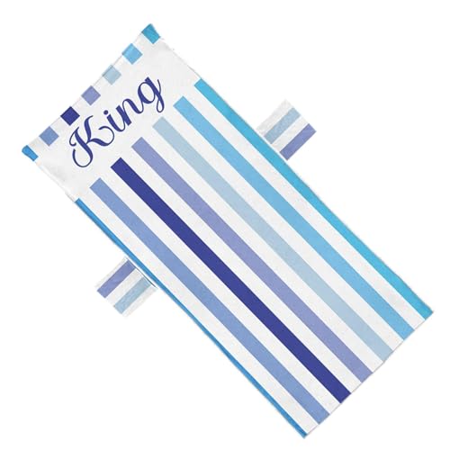 Streysisl Strandkorb-Abdeckungen mit Taschen, gestreiftes Pool-Lounge-Handtuch, schnelltrocknendes Handtuch, Lounge-Sessel, weiche Mikrofaser, Terrassenliege Handtuch mit Seitentaschen für von Streysisl