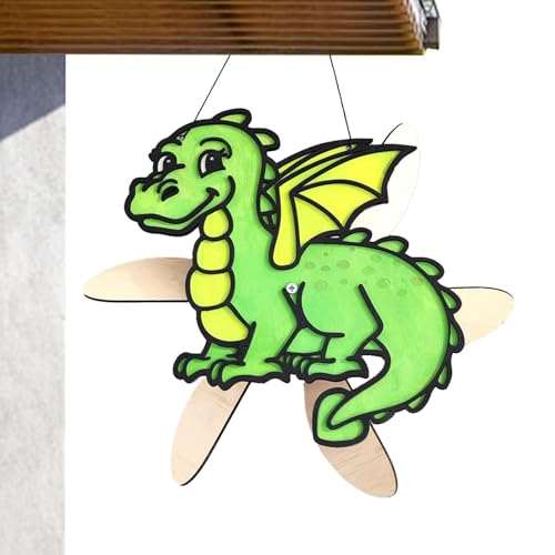 Streysisl Tier-Windspiel für den Außenbereich, Cartoon-Tier-Windspiel aus Holz, wetterbeständig, Ornament für Garten, Terrasse, Hinterhof, Innenhof Streysisl Tier-Windspiel für den Außenbereich, Cartoon-Tier-Windspiel aus Holz, wetterbeständig, Ornament für Garten, Terrasse, Hinterhof, Innenhof von Streysisl