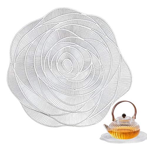 Streysisl Tischsets | Hitzebeständige Platzsets in Form | PVC-Platzsets waschbar Esstisch dekorative Matten für Urlaub Hochzeit Küche Streysisl Tischsets | Hitzebeständige Platzsets in Form | PVC-Platzsets waschbar Esstisch dekorative Matten für Urlaub Hochzeit Küche von Streysisl