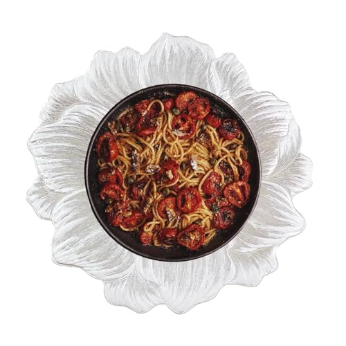 Streysisl Tischtellermatte, Blumenförmige Tischplatten, Goldprägung, Küche, Esstisch, Dekoration, praktische Platzsets, Tischdekoration für das tägliche , kommerzielle Anlässe Streysisl Tischtellermatte, Blumenförmige Tischplatten, Goldprägung, Küche, Esstisch, Dekoration, praktische Platzsets, Tischdekoration für das tägliche , kommerzielle Anlässe von Streysisl
