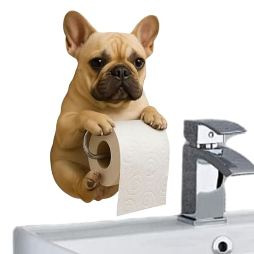 Streysisl Toilettenpapierhalter, lustiger Hunde-Papierhandtuchhalter, Taschentuchspender, lustige Dekoration, Badezimmer-Zubehör, Heimdekoration, Aufbewahrungsregal für Schlafzimmer, Küche Streysisl Toilettenpapierhalter, lustiger Hunde-Papierhandtuchhalter, Taschentuchspender, lustige Dekoration, Badezimmer-Zubehör, Heimdekoration, Aufbewahrungsregal für Schlafzimmer, Küche von Streysisl