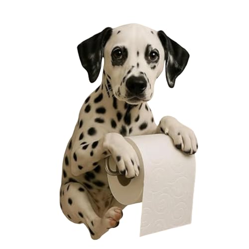 Streysisl Toilettenpapierhalter für Hundebadezimmer, Taschentuchspender, Serviettenaufbewahrung, Organizer, Wandhalterung, Heimdekoration, Badezimmer-Zubehör für Küche, Schlafzimmer, Wohnheim Streysisl Toilettenpapierhalter für Hundebadezimmer, Taschentuchspender, Serviettenaufbewahrung, Organizer, Wandhalterung, Heimdekoration, Badezimmer-Zubehör für Küche, Schlafzimmer, Wohnheim von Streysisl