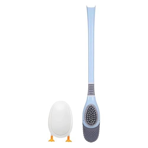 Streysisl Toilettenschüsselbürste, süße Entenform Toilettenbürste, Flexibles Badezimmer Toilettenbürste Set, Schnelltrocknender Toilettenschüsselreiniger für die Reinigung im Hotel, Zuhause, Schule Streysisl Toilettenschüsselbürste, süße Entenform Toilettenbürste, Flexibles Badezimmer Toilettenbürste Set, Schnelltrocknender Toilettenschüsselreiniger für die Reinigung im Hotel, Zuhause, Schule von Streysisl