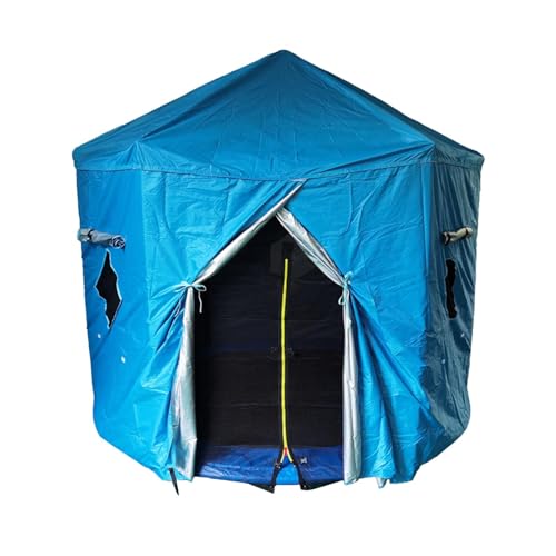 Streysisl Trampolin-Sonnenschutzzelt | Trampolin-Schattenzelt, Sonnenschutz, abnehmbares , Abdeckungen für Regen, Trampolin-Zubehör für Sonne, Regen Streysisl Trampolin-Sonnenschutzzelt | Trampolin-Schattenzelt, Sonnenschutz, abnehmbares , Abdeckungen für Regen, Trampolin-Zubehör für Sonne, Regen von Streysisl