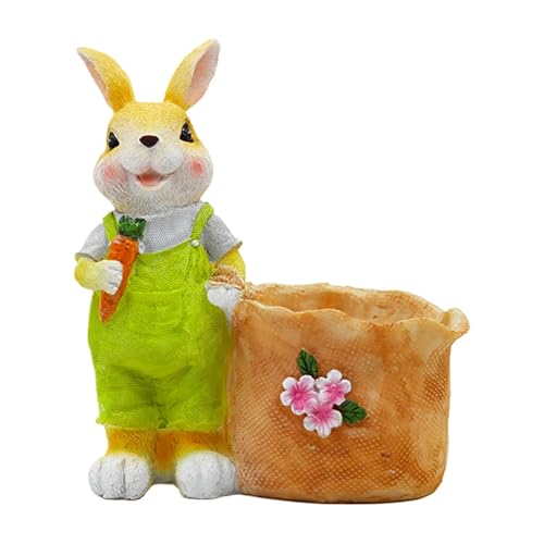 Streysisl -Übertopf, dekorativer -Pflanzgefäß, Hasentopf, 20 cm, dekorativer Gartentopf, Tier-Sukkulenten-Halter für Zuhause, Studio, Schreibtisch-Dekoration Streysisl -Übertopf, dekorativer -Pflanzgefäß, Hasentopf, 20 cm, dekorativer Gartentopf, Tier-Sukkulenten-Halter für Zuhause, Studio, Schreibtisch-Dekoration von Streysisl