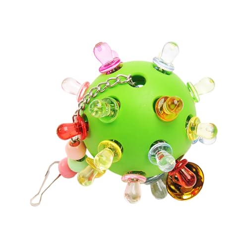 Streysisl Vogelspielzeug für Papageien – Planeten-Design Sittich Kauspielzeug | Linderung Langeweile Käfig Zubehör Training Forager Ball mit Glocke für afrikanisches Grau Streysisl Vogelspielzeug für Papageien – Planeten-Design Sittich Kauspielzeug | Linderung Langeweile Käfig Zubehör Training Forager Ball mit Glocke für afrikanisches Grau von Streysisl