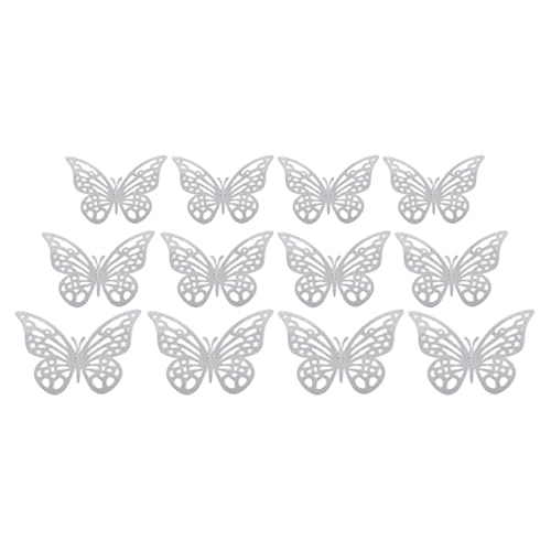 Streysisl Wand-Schmetterling-Dekoration, 3D-Schmetterlings-Aufkleber, Mädchen-Heimkunst, exquisite multifunktionale Hintergrund-Wanddekoration von Streysisl