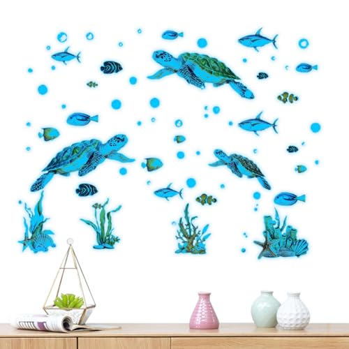 Streysisl Wandaufkleber Meerestier, Aufkleber für Wand, unter dem Meer, Wandaufkleber mit Meerestieren, dekorativer Aufkleber für Kinderzimmer, Schlafzimmer Streysisl Wandaufkleber Meerestier, Aufkleber für Wand, unter dem Meer, Wandaufkleber mit Meerestieren, dekorativer Aufkleber für Kinderzimmer, Schlafzimmer von Streysisl