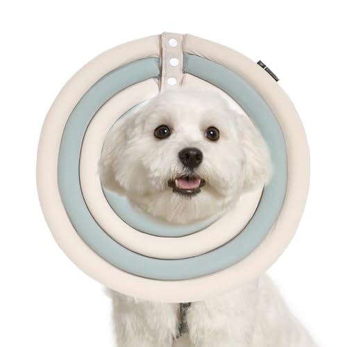 Streysisl Weicher Hundekegel | Weiches Haustier-Katzen-Nackenstützhalsband – verstellbare Passform, wasserabweisend, Hunde-Genesungs-Donut-Halsband für Hunde und Katzen Streysisl Weicher Hundekegel | Weiches Haustier-Katzen-Nackenstützhalsband – verstellbare Passform, wasserabweisend, Hunde-Genesungs-Donut-Halsband für Hunde und Katzen von Streysisl