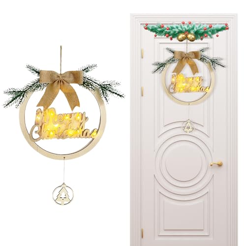 Streysisl Weihnachts-Holzschild – Willkommensschild für Tür, wiederverwendbar, Willkommensdekoration für Wohnung, Haus Streysisl Weihnachts-Holzschild – Willkommensschild für Tür, wiederverwendbar, Willkommensdekoration für Wohnung, Haus von Streysisl