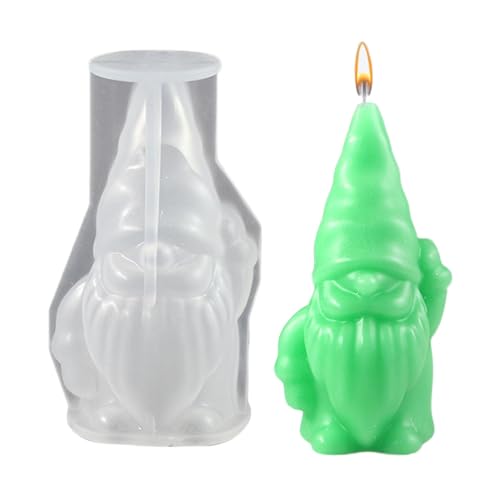 Streysisl Weihnachtsmann-Kerzenform – Halloween-Kerzenform – festliche Dekoration für Weihnachtsmann Harzguss, Weihnachtsform für Heimdekoration Streysisl Weihnachtsmann-Kerzenform – Halloween-Kerzenform – festliche Dekoration für Weihnachtsmann Harzguss, Weihnachtsform für Heimdekoration von Streysisl