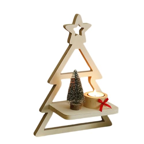 Streysisl Weihnachtsregale – rustikale Wandregale aus Holz, Boho-Wandaufbewahrung, Weihnachtsbaumregal für Schlafzimmer, Wohnzimmer Streysisl Weihnachtsregale – rustikale Wandregale aus Holz, Boho-Wandaufbewahrung, Weihnachtsbaumregal für Schlafzimmer, Wohnzimmer von Streysisl