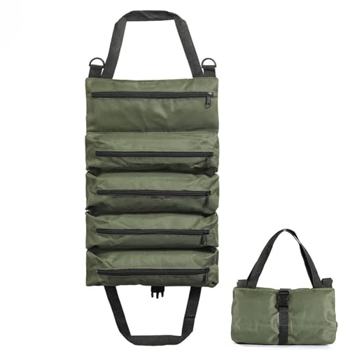 Streysisl Werkzeug-Rolltaschen-Organizer – Werkzeug-Tragetasche, wasserabweisend, Werkzeugtasche, Mechaniker-Werkzeugtasche, 5 Taschen, Auto, tragbare Werkzeugtasche für Handwerker Streysisl Werkzeug-Rolltaschen-Organizer – Werkzeug-Tragetasche, wasserabweisend, Werkzeugtasche, Mechaniker-Werkzeugtasche, 5 Taschen, Auto, tragbare Werkzeugtasche für Handwerker von Streysisl