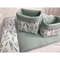 3-Set/1X Wickelauflage/2 Xutensilo, Eukalyptus von StrickWunderShop