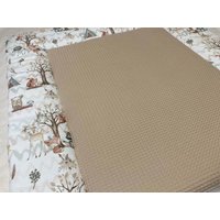 Wickelauflage 75x75 Waldfreunde Waffelpique von StrickWunderShop