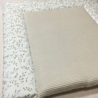 Wickelauflage 75x75 Weidekätzchen Waffelpique von StrickWunderShop