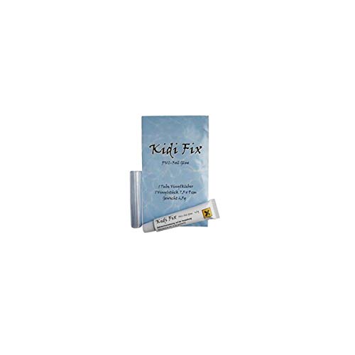 STRICKER Wasserbetten Vinylkleber mit Vinylstück 7,5x9 cm Easy Fix, Reparaturset von STRICKER