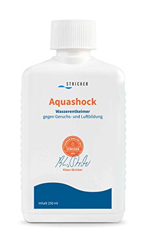AQUASHOCK - Entkeimende Wasserbehandlung, 250ml-Flasche von Strickerchemie