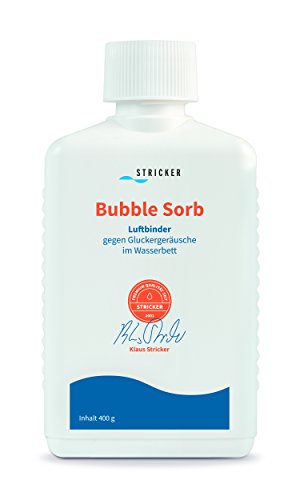 Luftbinder für Wasserbetten - Bubblesorb Luftbinder - 400g Bubblestop - Bindet ca. 100 Liter Luft - optimaler Bubble Stop gegen Luftbildung im Wasserbett von STRICKER