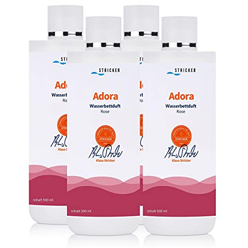 Stricker Chemie Adora Wasserbett-Duft Rose 500ml (4er Pack) von Strickerchemie