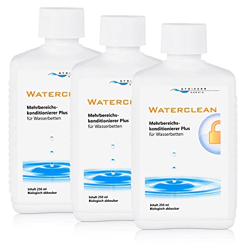 Stricker Chemie Waterclean Wasserbett-Konditionier er Plus 250ml (3er Pack) von STRICKER