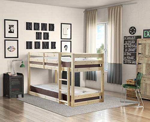 Strictly Beds and Bunks Limited Stockton Tiefbett-Kiefer-Etagenbett, Euro Size 90x200 von Strictly Beds and Bunks Limited