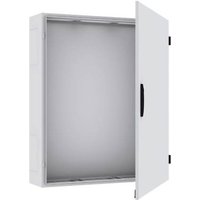 Striebel & John TG304G Wandschrank 800 x 650 x 222 Kunststoff, Stahlblech Grau, Lichtgrau (RAL 7035) von Striebel & John