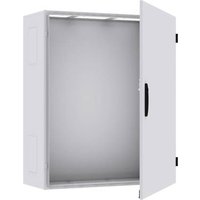 Striebel & John TW104S Wandschrank 300 x 650 x 299 Kunststoff, Stahlblech Grau, Lichtgrau (RAL 7035) von Striebel & John