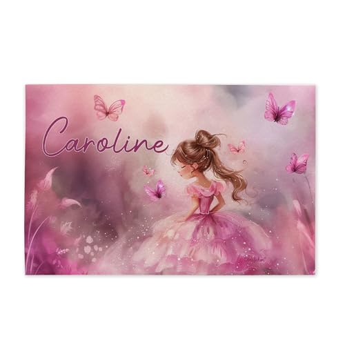 Striefchen® Platzdeckchen mit Namen aus Filz 40 x 30 cm (Prinzessin) von Striefchen