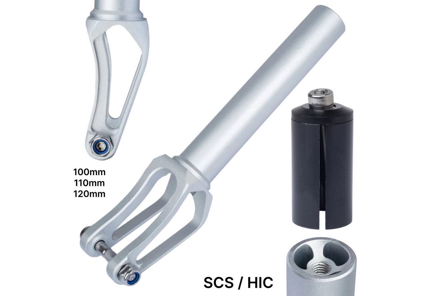 Striker Stuntscooter Striker Aether Stunt-Scooter Gabel SCS/HIC Silber Striker Stuntscooter Striker Aether Stunt-Scooter Gabel SCS/HIC Silber von Striker