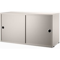 Schrankelement System beige 78 x 20 cm von String Furniture