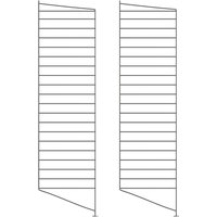 String - Bodenleiter für String (Works) Regal 115 x 30 cm (2er-Set), dunkelgrau von String Furniture