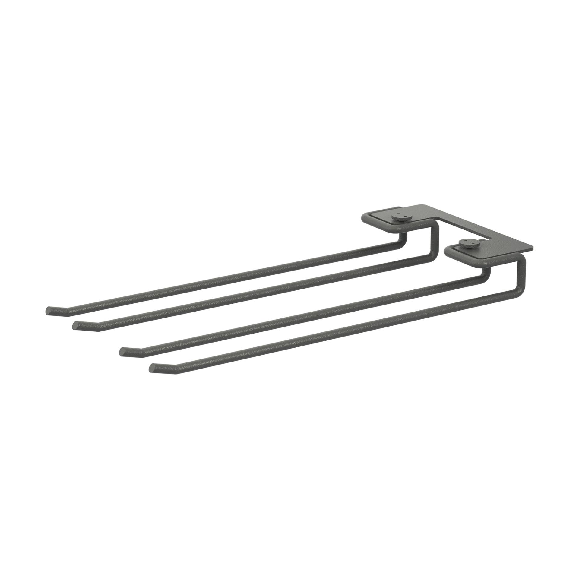 String Furniture - String System Aufhängegestell für Gläser 2er Set - dunkelgrau/beschichtet/BxHxT 14x3x30cm/2 Stück String Furniture - String System Aufhängegestell für Gläser 2er Set - dunkelgrau/beschichtet/BxHxT 14x3x30cm/2 Stück von String Furniture