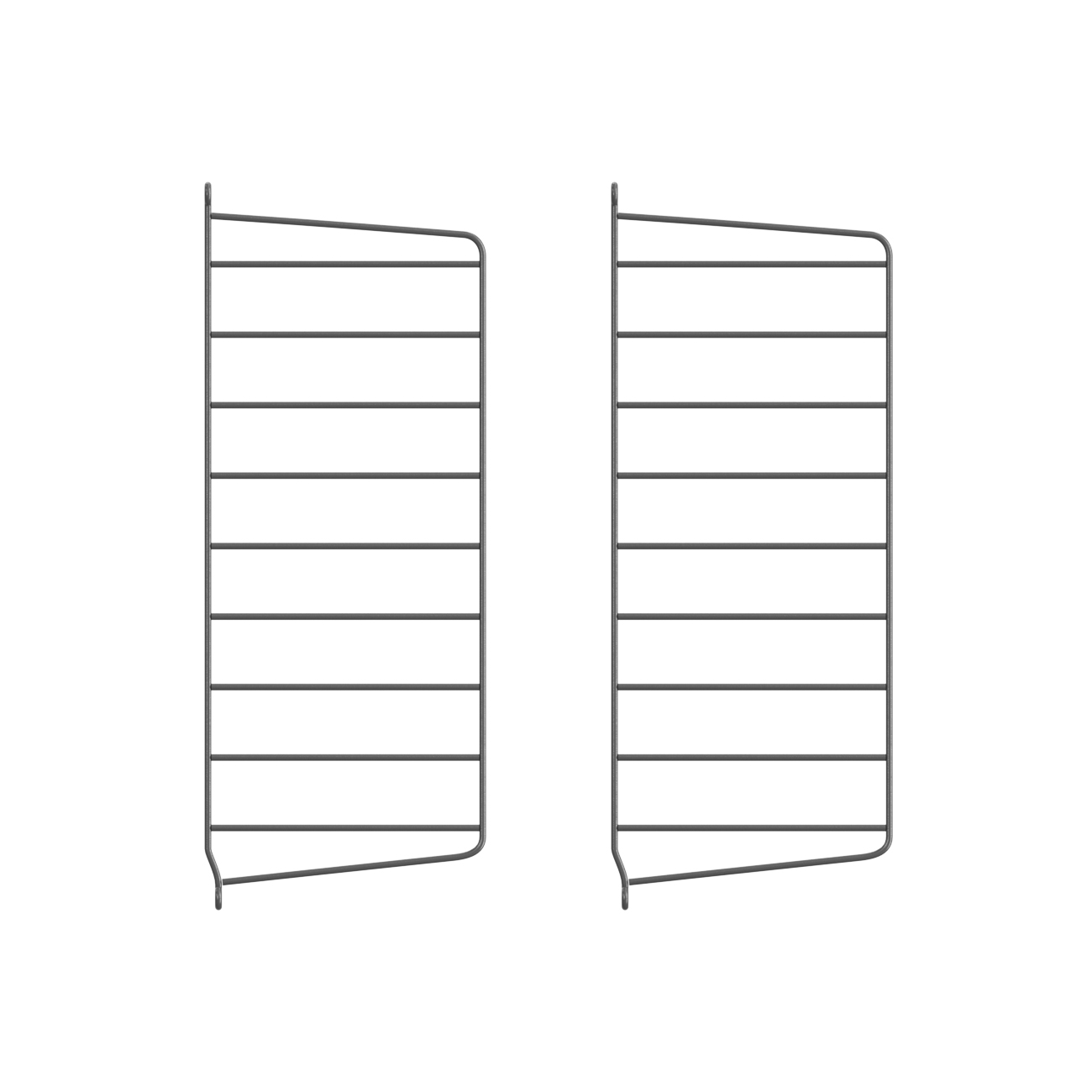 String Furniture - String System Wandleiter 50x20cm - dunkelgrau/Wandmontage/50x20cm/2er Set String Furniture - String System Wandleiter 50x20cm - dunkelgrau/Wandmontage/50x20cm/2er Set von String Furniture