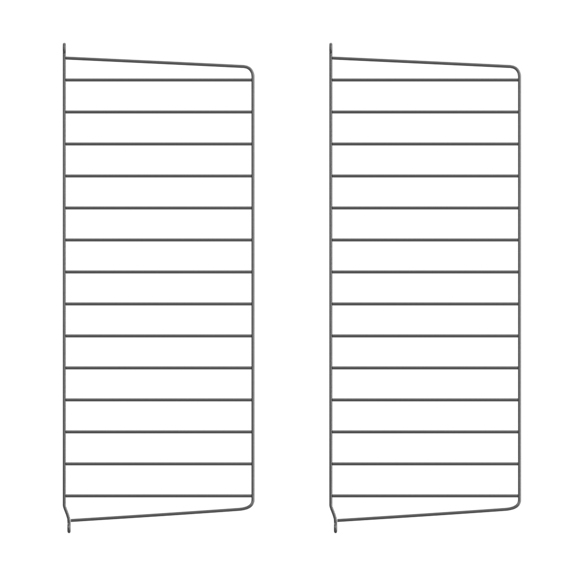 String Furniture - String System Wandleiter 75x30cm - dunkelgrau/Wandmontage/75x30cm/2er Set String Furniture - String System Wandleiter 75x30cm - dunkelgrau/Wandmontage/75x30cm/2er Set von String Furniture