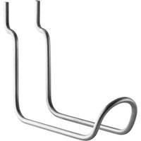 String Furniture - Vertikaler Doppelhaken 2er Set Edelstahl String Furniture - Vertikaler Doppelhaken 2er Set Edelstahl von String Furniture