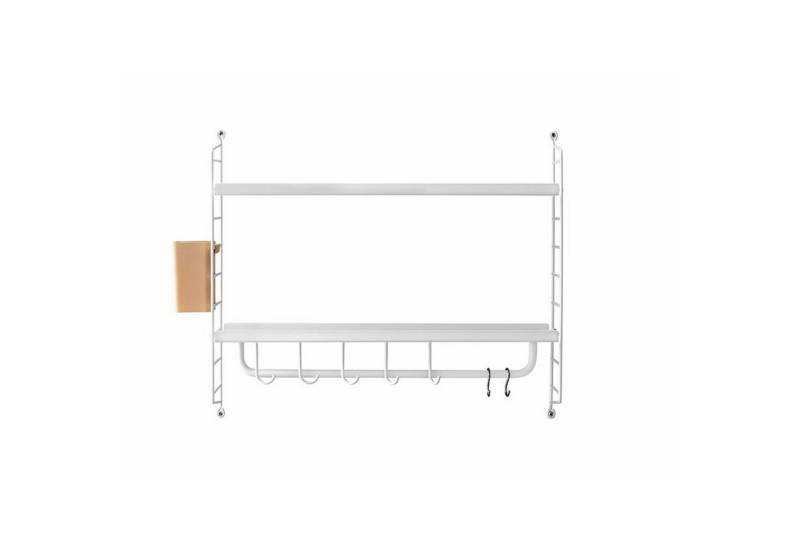 String Furniture Wandregal String String Bathroom w58 x d20 cm Weiß von String Furniture