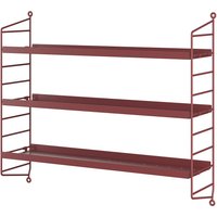 String - Pocket Metall, braunrot (RAL 3011) von String Furniture