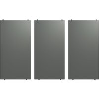 String - Regalboden 58 x 30 cm (3er-Pack), dunkelgrau von String Furniture