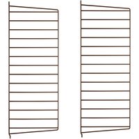 String - Wandleiter für String Regal 75 x 30 cm (2er-Set), braun von String Furniture